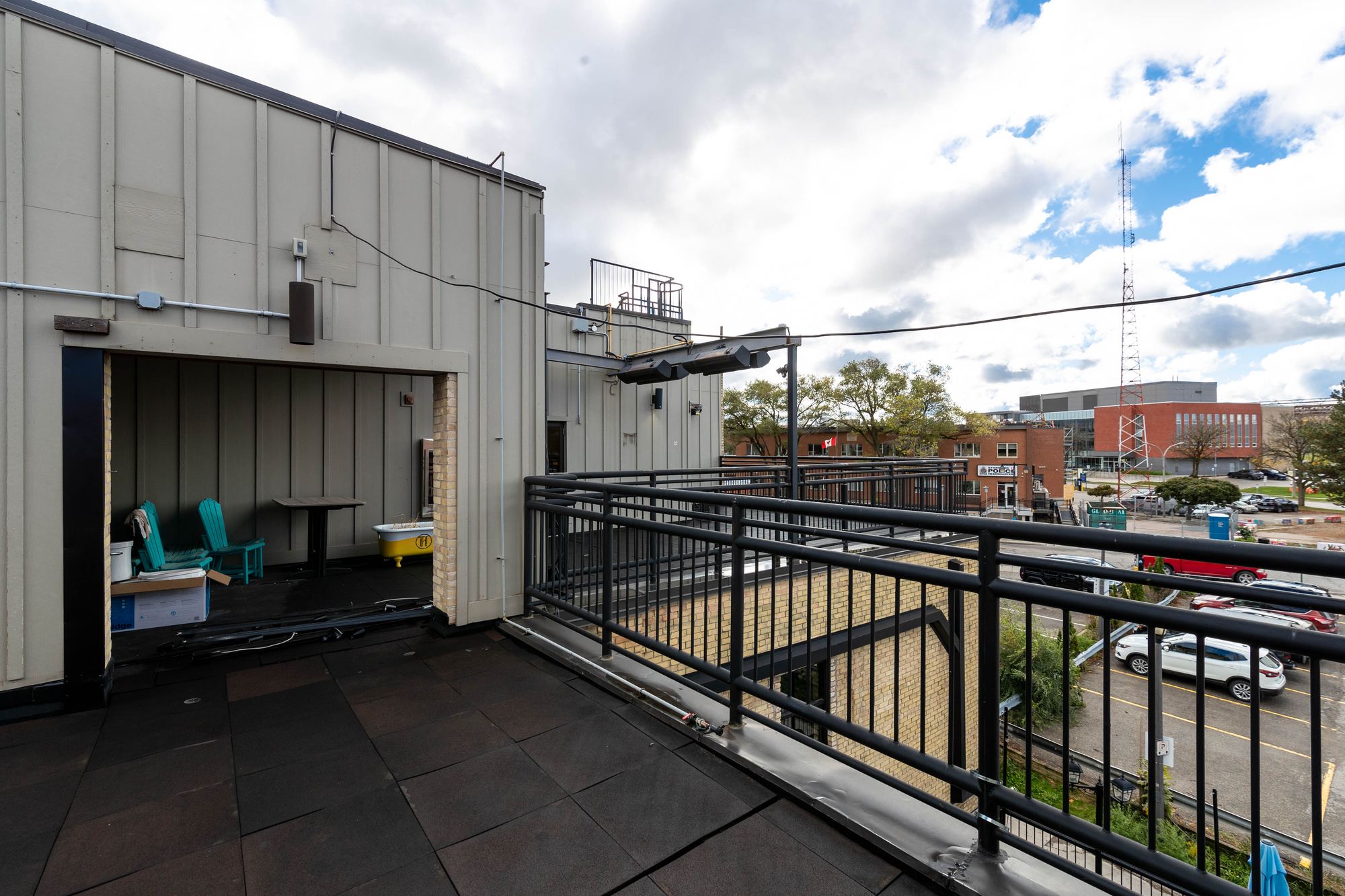 Rooftop seating at The Loft Stratford